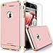 Anole Ultra-Thin 3 in 1 Polycarbonate Armor Hard Back Case for Apple iPhone 6 Plus – Rose Gold