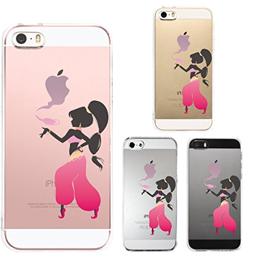 iPhone5 iPhone5S Case Transparent Shell Aladdin Pink