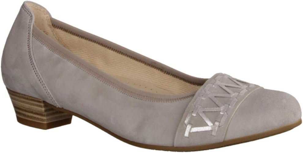 gabor grey court shoes