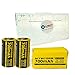 2 Pack Nitecore IMR 18350 Rechargeable Batteries 700mAh 3.7V 7A for Nitecore EC11 and MT10C LED Flashlight with LightJunction Battery Case