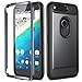 Google Pixel Case, YOUMAKER Slim Fit Full-body Rugged Heavy Duty Protection Cover Case with Built-in Screen Protector and Belt Clip Holster for Google Pixel 5.2 inch (2016 Release) - Black/Black