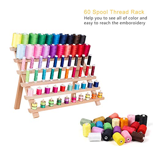 1 HAITRAL+60+Spool+Organizer+Embroidery+Hair+braiding