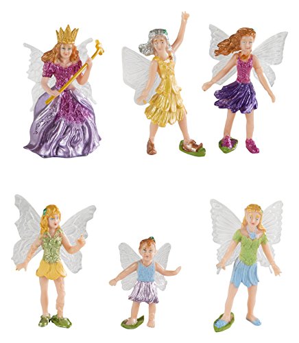 Safari Ltd Fairy Fantasies Toy Figurine TOOB, Including 6 Winged Fairies