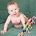 Zeavola 2Pcs Colours Baby Bells on Wooden Handle