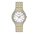 Bulova Women's 32mm Goldtone Crystal Mother of Pearl Dial Bracelet Watch