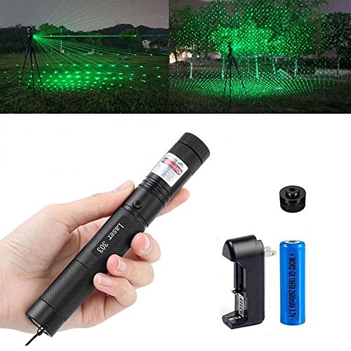 WORD GX Tactical Green Hunting Rifle Scope Sight Laser Pen Outdoor Flashlight,LED Interactive Baton Funny Laser Toy Pet Toys - Thumbnail 2