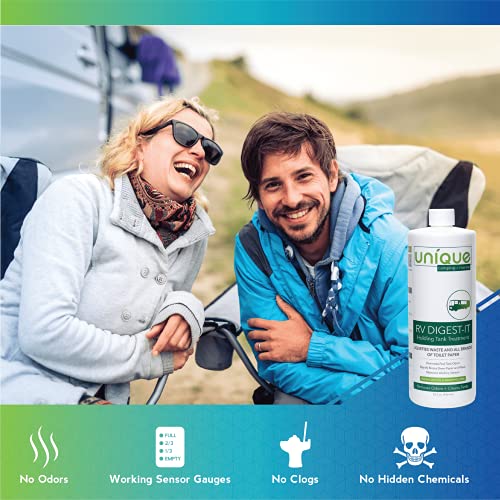 Unique RV DigestIt Black Holding Tank Treatment Concentrated Liquid