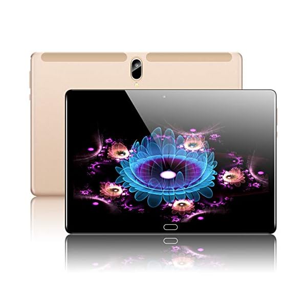 Padgene 10.1 Inch Google Android 10 Tablet, 4G Pad Phablet Tablets 4GB RAM 128GB ROM, Octa-Core 2.8 GHz Processor, 5G Wi-Fi, 1920P Full HD Display, Smart unlock, Type-C, 6000mAh Battery