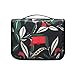 Portable Hanging Travel Cosmetic Bag - Mr.Pro Waterproof Organizer Travel Makeup Toiletry Bag for Women / Men, Shaving Kit with Hanging Hook for vacation (Midnight Flower)