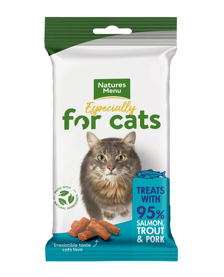 Natures Menu Real Meaty Cat Treats Salmon & Trout (12 x 60g)