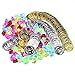 FUN LITTLE TOYS 288 PCs Pirate Gold Coins and Pirate Gems Jewelery Playset, Plastic Gold Coins, Goodie Bag Fillers Party Favor for Kids(144 Coins+144 Gem)
