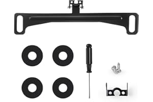 SNWOYGR Universal Car Rear View Camera License Plate Bracket, Professional Full Stainless Steel Anti-Rust Paint License Plate Camera Mount for Backup View Cam, Supports 170-Degree Adjustment Cam Mount