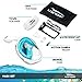 Snorkel Mask Full Face for Kids and Adults - Anti-Fog and Anti-Leak Easybreath Snorkeling Gear - Dive Scuba Mask with 180 Panoramic View and 4 Bonus Items as Snorkel Set (White-Blue, S/M)
