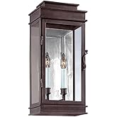Troy Lighting Vintage-2 Light Outdoor Wall Lantren-9 Inches Wide by 20 Inches High