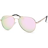 Pro Acme Polarized Aviator Kids Sunglasses for Girls Boys Age 3-18, Petite Aviator Frame for Small Face Juniors, 52MM