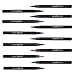 Craftamo Watercolor Brush Pens for Lettering, Painting, Coloring, Crafting & Calligraphy - 12 Premium Soft & Flexible, Real Brush Tipped Journaling Pens