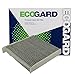 ECOGARD XC45508C Cabin Air Filter with Activated Carbon Odor Eliminator - Premium Replacement Fits Volvo models with AQS (Air Quality System) - XC90