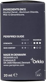 Perspirex Men Maximum Strength Antiperspirant Roll On 20ml, Fragrance Free view 8