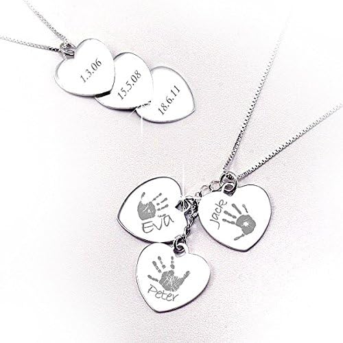 personalised handprint jewellery