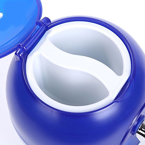 Yunhigh Manual Ice Crusher Hand Crank Ice Grinder Portable Handheld Ice Shaver Machine Maker Small Smoothie Blender Home Use for Snow Cones Frozen Drinks - Thumbnail 3