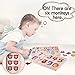 iPlay, iLearn Kids Wooden Peg Puzzles Play Set, Alphabet, ABC, Numbers 123, Knob Jigsaw Board, Magnetic Letters, Counting Learning Toy Gift for 3 4 5 Year Olds, Infants Toddlers Baby Girl Boy (Yellow)