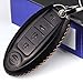 Cadtealir Calfskin Genuine Leather Key fob Cover case Holder only for Nissan Altima Maxima Murano Pathfinder Rogue Armada 4 Buttons