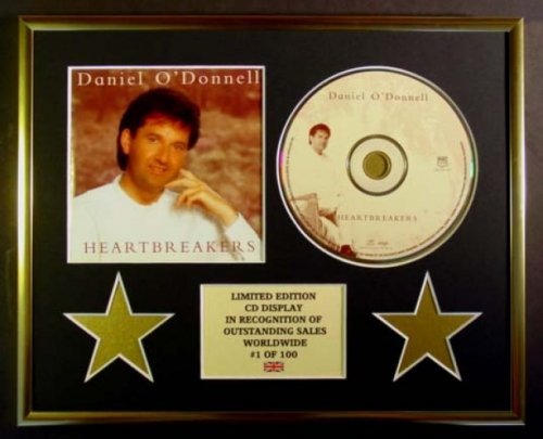 DANIEL O' DONNELL/CD DISPLAY/LIMITED EDITION/COA/HEARTBREAKERS