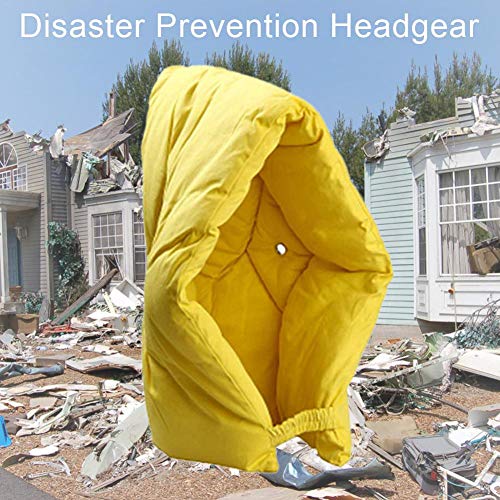 Luerme Disaster Prevention Hard Hats ï¼ŒEarthquake Fire Headgear Flame Retardant Cloth Disaster Prevention Hoods Flame Retardant Cloth Fireproof Material for Child Adult