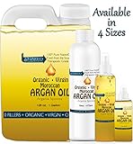 Virgin Organic Argan Oil-100% Pure Virgin Organic Argan Oil, Easy Spray Application (2 Ounce)