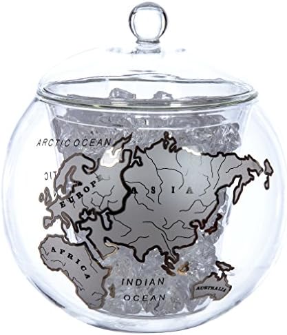 Mixology Vintage Globe Ice Bucket Silver