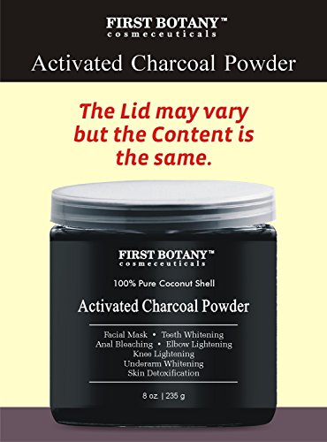 image for First Botany Cosmeceuticals Activated Charcoal Powder 8 oz for DIY Rec