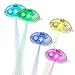 econoLED 679113374362 Etekcity LED Hair Lights15 Pack for Christmas Party Favors Party Supplies, Light Up Toys with Flashing Hair Fiber Optic Extension Barrettes, Red
