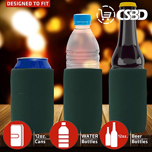 image for CSBD Blank Beer Can Coolers Premium Quality Soft Drink Coolies Collaps