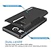 LG Google Nexus 5X Case, OMOTON High Impact Resistant Fully Protective Dual Layer Case with [Soft TPU Interior] [Durable PC Exterior] [Fashion Design], Black