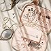 AVEEPA Travel Jewelry Organizer – Travel Jewelry Case with Magnetic Snaps, Detachable Earrings Pad, Necklace Holder (Nude Pink), Jewerly Holder Organizer with an Outside Pocket