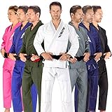 NEW ITEM Elite Sports IBJJF Ultra Light BJJ Brazilian Jiu Jitsu Gi w/ Preshrunk Fabric & Free Belt (White, A2)