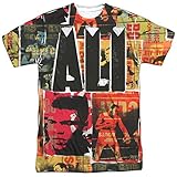 Muhammad Ali Posters All Over Sublimation Print Adult T-Shirt