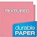 Oxford Twin-Pocket Folders, Textured Paper, Letter Size, Pink, Holds 100 Sheets, Box of 25 (57568EE)