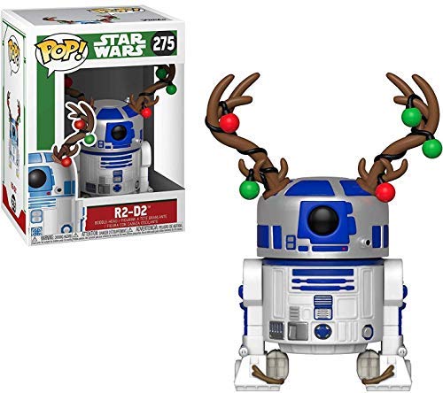 Funko Pop! Star Wars: Holiday - R2-D2 with Antlers Vinyl Figure (Includes Pop Box Protector Case) - //coolthings.us