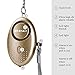 GT ROAD Personal Alarm, 140DB Emergency Self-Defense Security Alarm with LED Light for Women Girls Elderly Safety,Gold(Batteries Included)