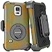 Galaxy S5 Case, BENTOBEN [Soft&Hard][Belt Clip][Holster] Hybrid Dual Layer Combo Protective Case with Rotating Kickstand Cover Case for Samsung Galaxy S5 S V I9600 GS5 All Carriers, Camouflage