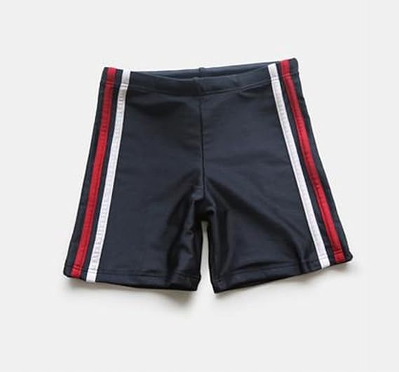 Amazon ｋａｍｏｍｉｒｕ 子供 男児 メンズ 水着 海パン プール 競泳用 海水浴 小学生 中学生 高校生 130 赤 白ライン 水着 通販