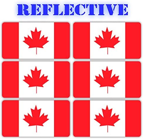 X6 3m Reflective Stealthy Flag Hard Hat Stickers Black Ops Decals Tactical Gear Survival Labels Usa Flags Toolbox Helmet Old Glory Canadian Flag Amazon Com