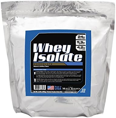 Whey Protein Isolate by Muscle Research - Chocolate, 2.2lbs