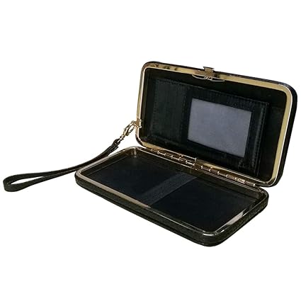 Aeeque Schleife Lady Mädchen Brieftasche,Groß Kapazität Damen Geldbörse,Handy Leder Phone Case Hülle mit Karte Halter Handsch