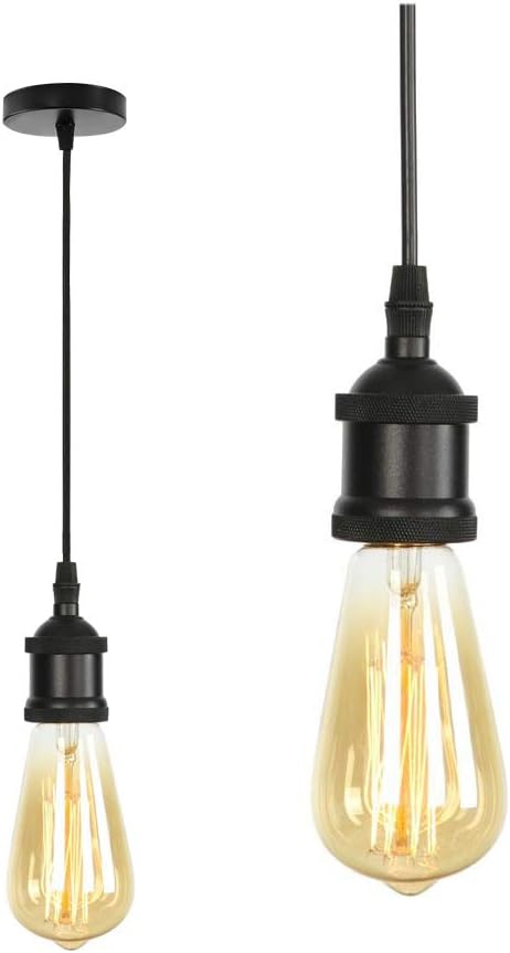 Bronze MIFIRE Vintage Pendelleuchte E27 Edison Lampenfassung Retro