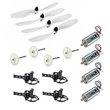 Czxin 4pcs Propellers & 4pcs Motor & 4pcs Gear & 4pcs Motor Mount Spare Parts for Jjrc H16 Yizhan Tarantula X6 IOC Rc Quadcopter