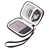 LTGEM Case for Samsung T5/T3/T1 Portable 250GB 500GB 1TB 2TB SSD USB 3.0 External Solid State Drives-Black