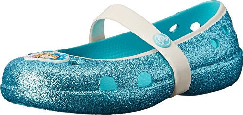 crocs Keeley Frozen Flat (Toddler/Little Kid),Pool,6 M US Toddler
