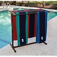 Outdoor Lamp Company 405BRZ Portable Outdoor 5 Bar Towel Rack - Bronze